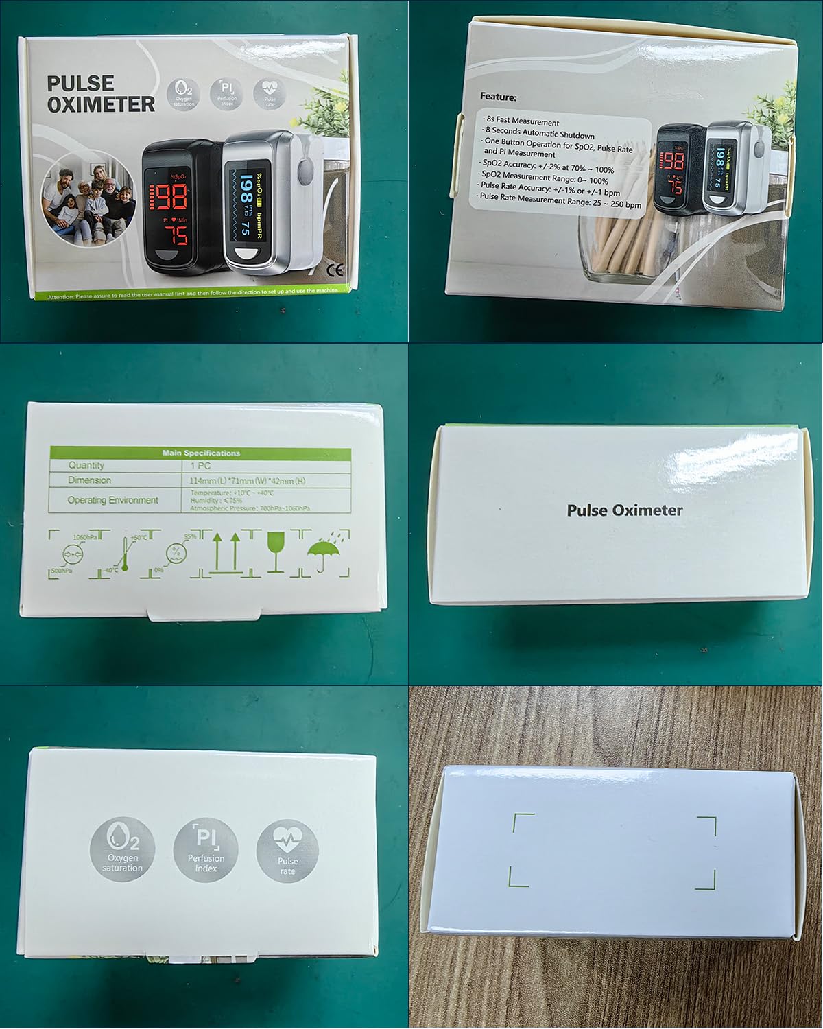 Home wellness use with HOLFENRY fingertip oximeter