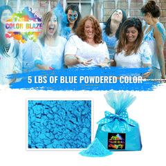 Holi color powder Color Blaze blue 5 pounds