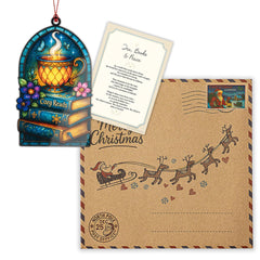 Vibrant colors layered artistry holiday ornament decor