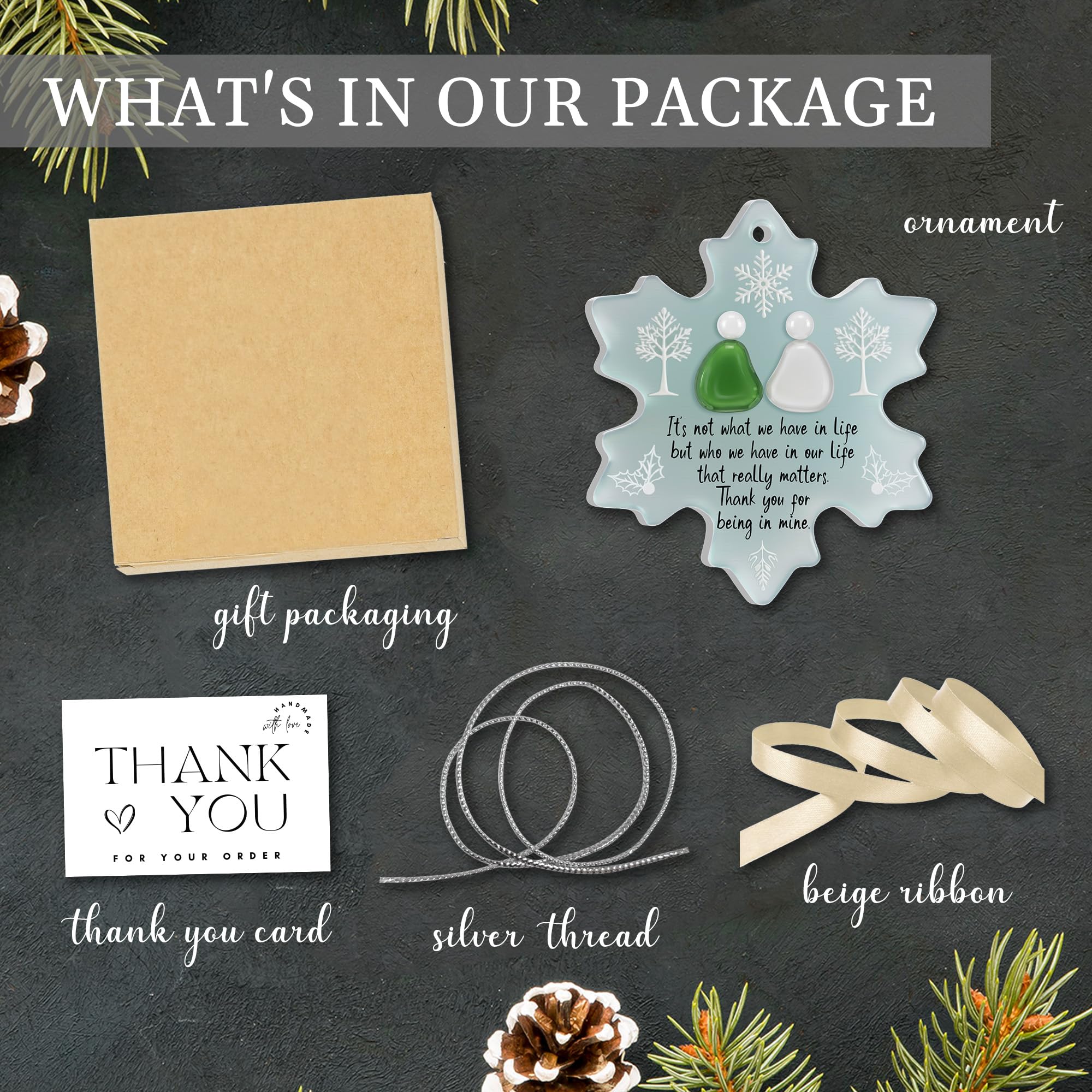 Affordable charming sea glass ornament for gifting