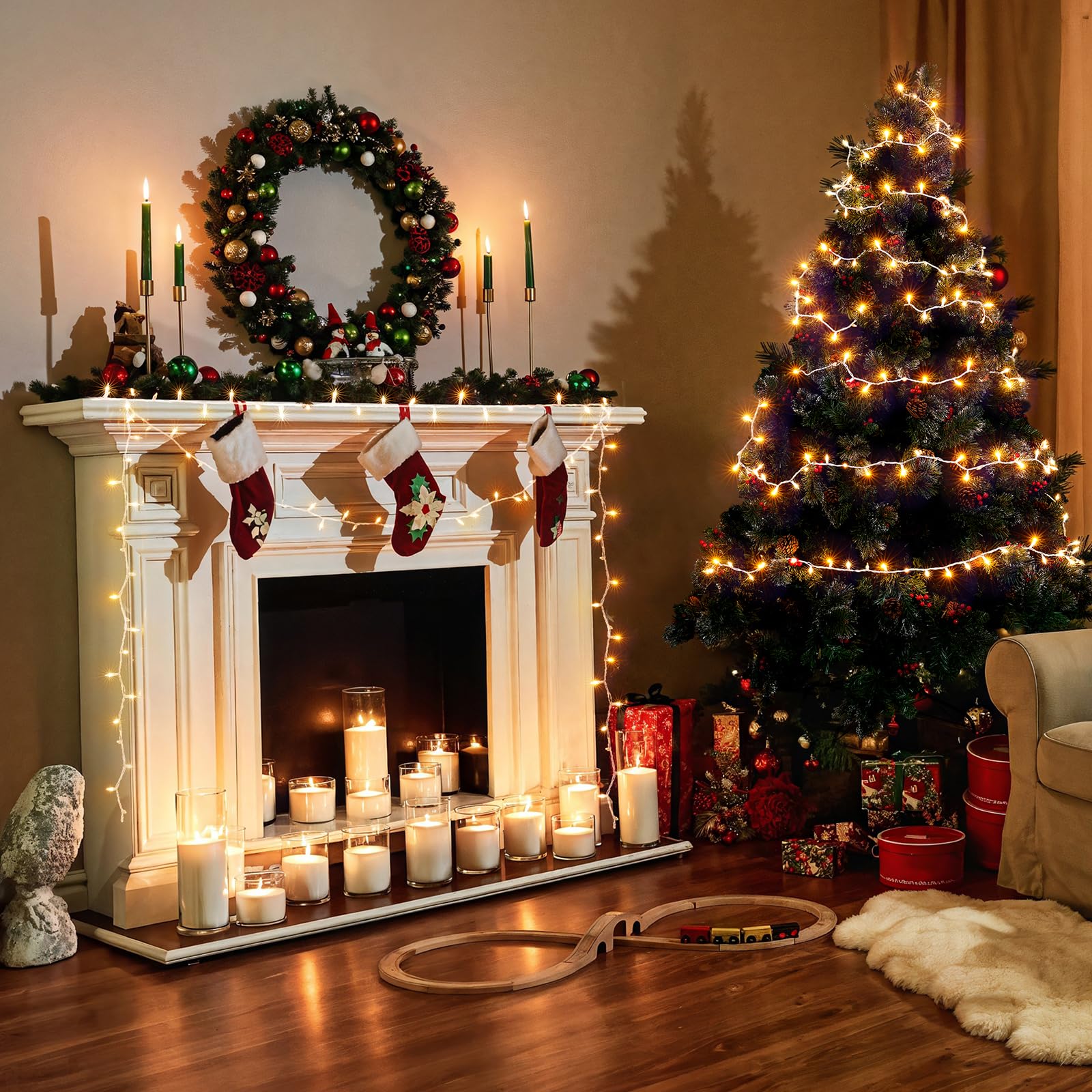 holiday decor string lights for versatile setups