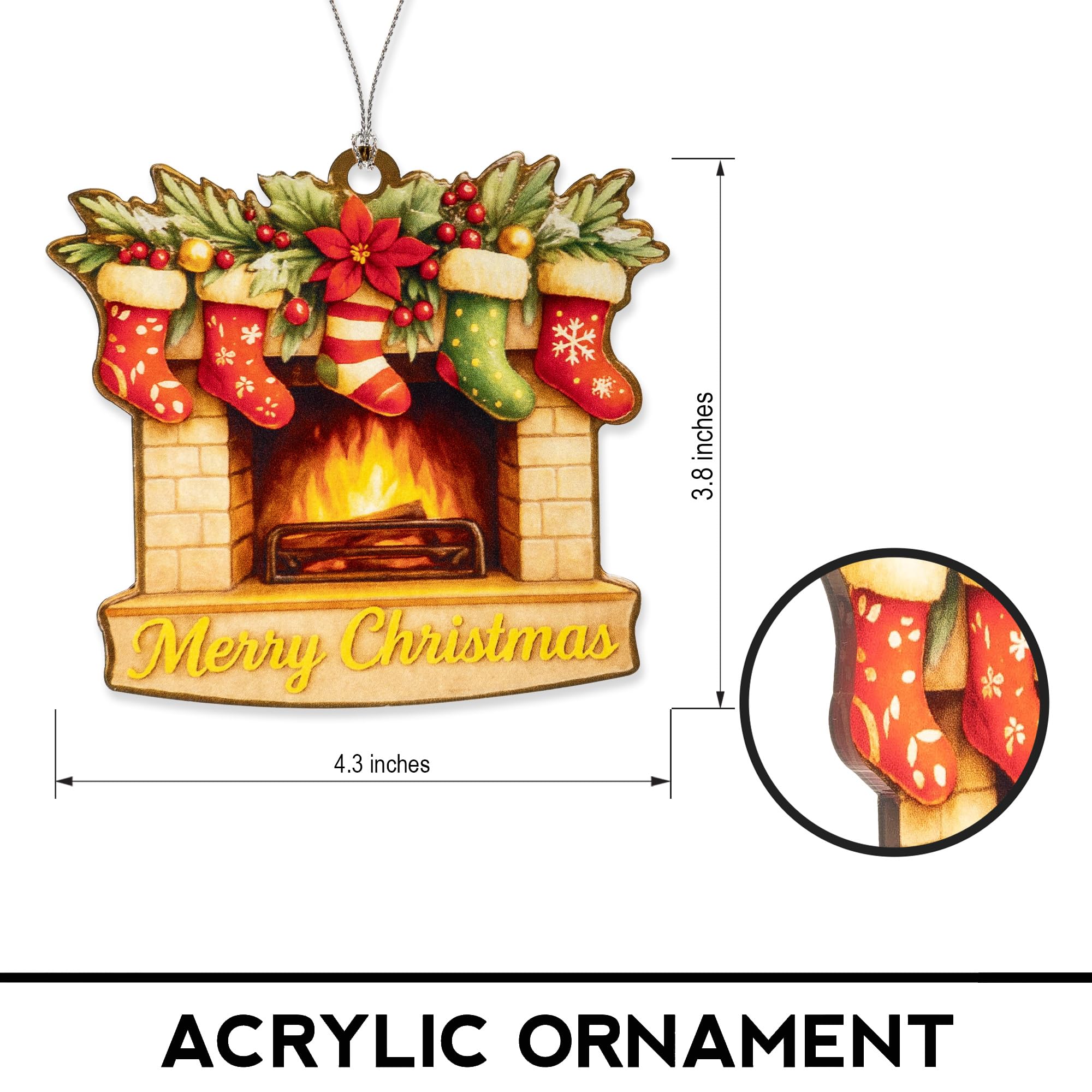 Window hanging suncatcher ornament close up showing colorful glass