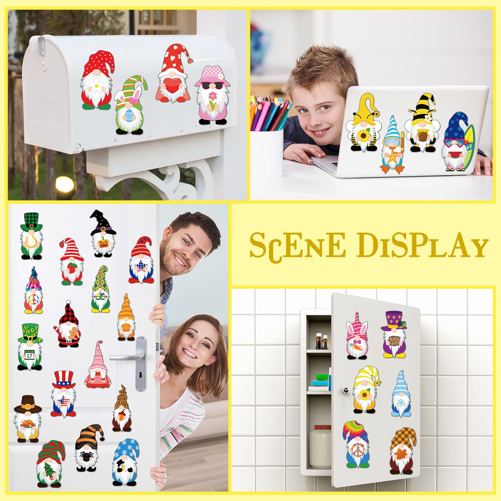 Giftable decorative magnets for kitchen and garage