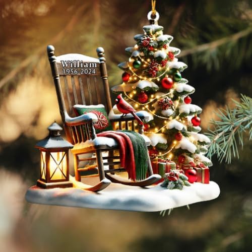 Holiday memory ornament suitable for tree or mantel display