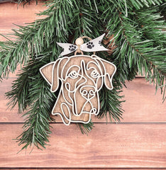 Holiday decor ornament for pet owners featuring Great Dane