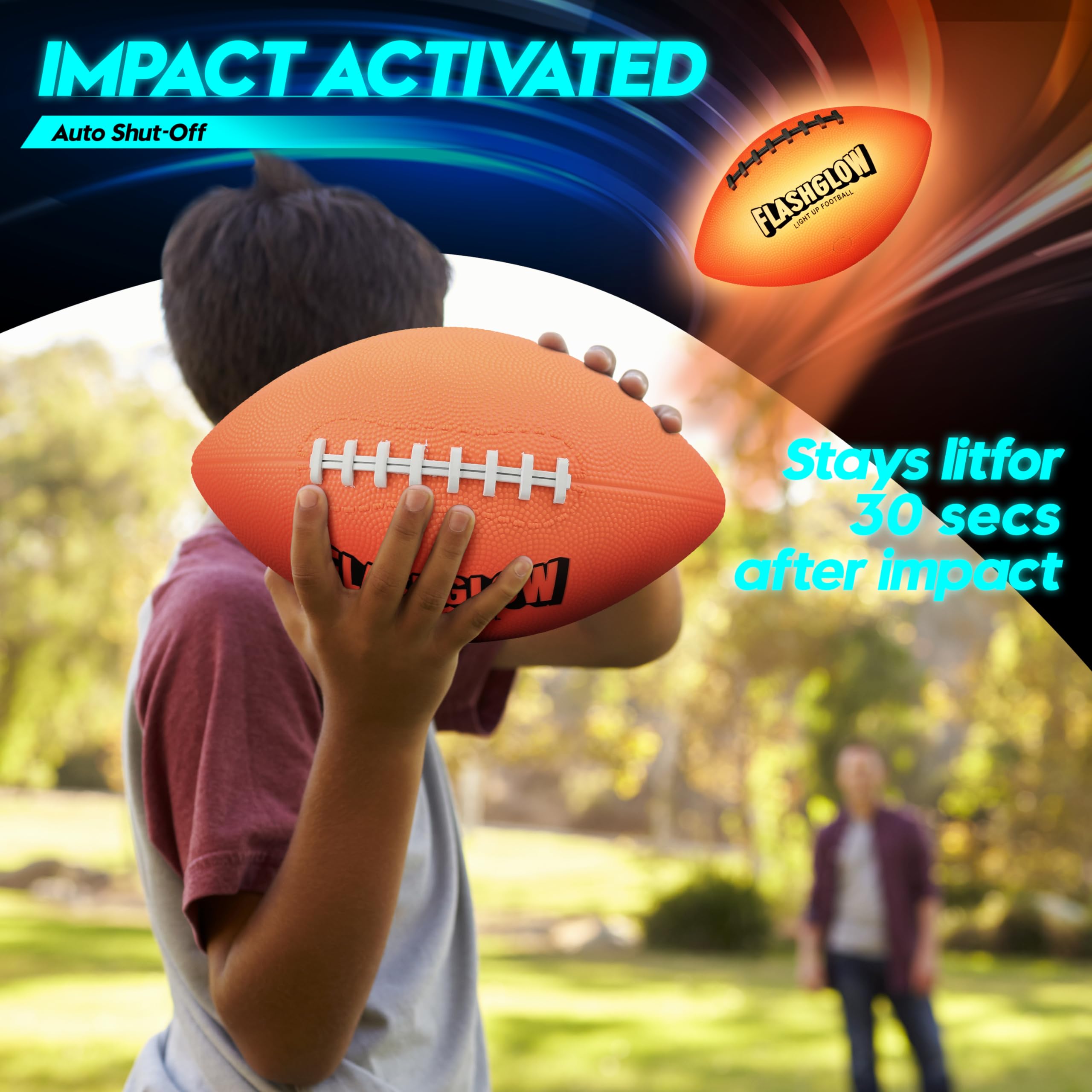 Gift ready glow football for holidays and occasions