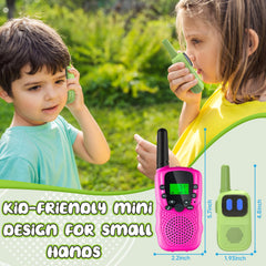 Holiky outdoor walkie talkies for kids ages 3 and up 2-pack