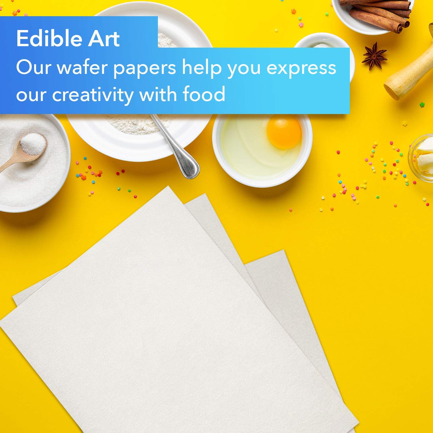 Holland made wafer paper for decorating and edible printing
