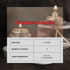 Hollowick disposable liquid candles HD8-90