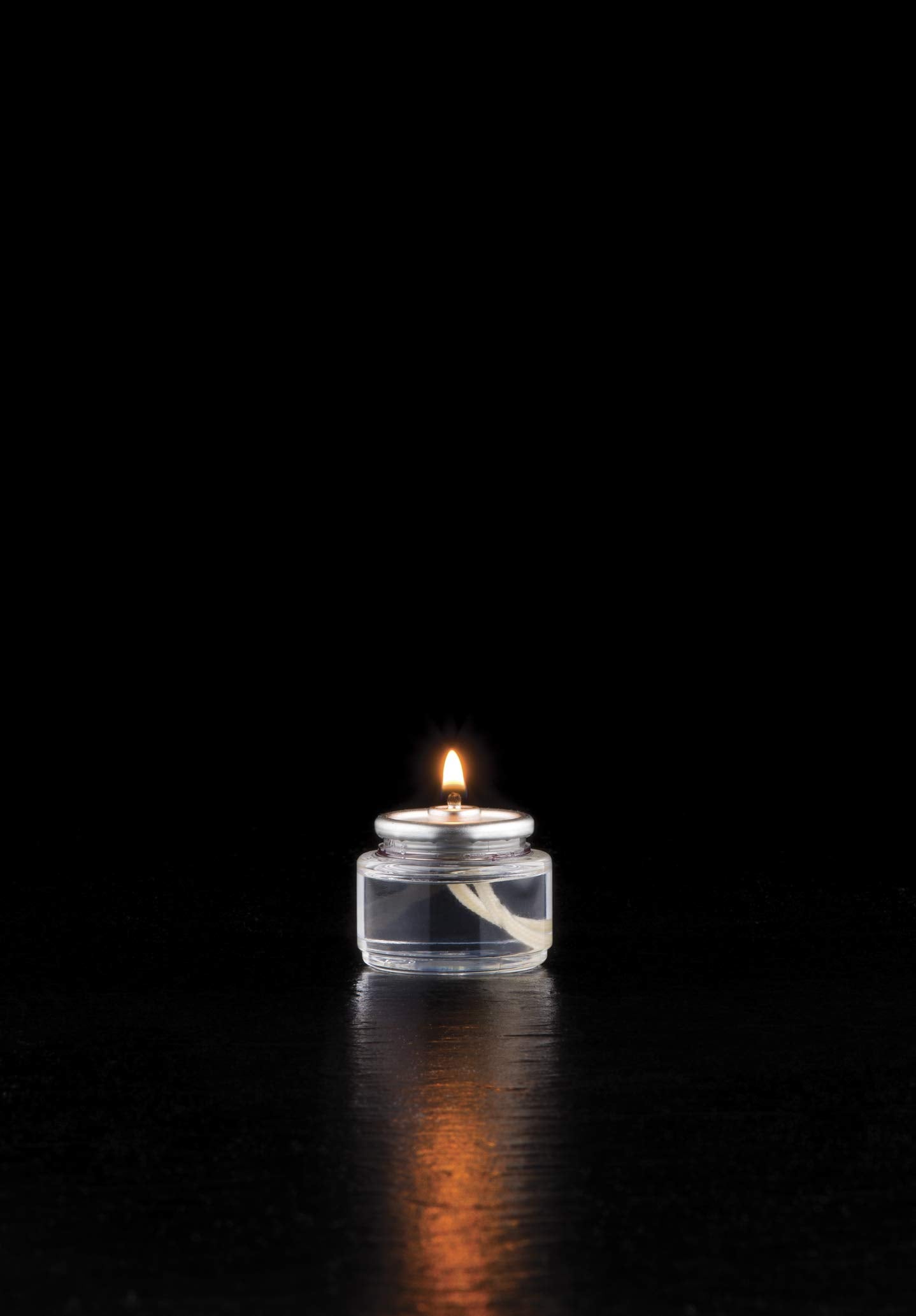 Built in wick for repeated lighting