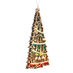 Keepsake Holy Family decor ornament with story card included