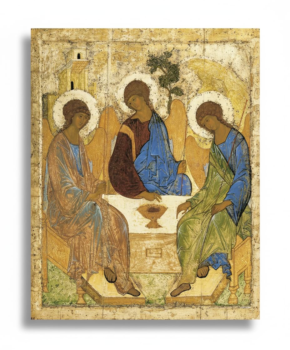 Holy Trinity Icon Canvas Print 7.8x9.84 gallery-wrapped canvas