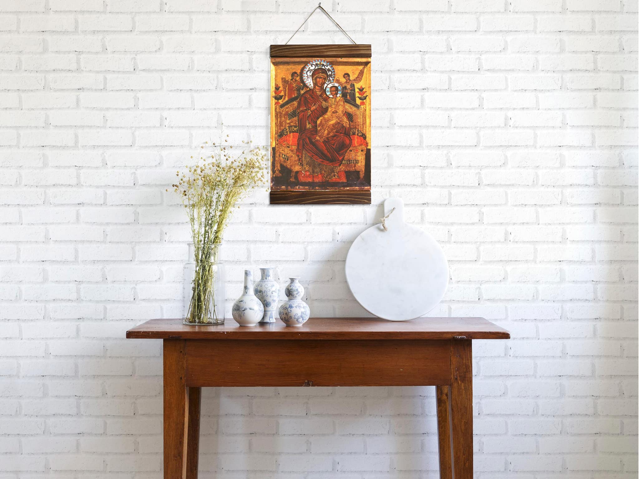 Small Orthodox icon canvas print ready to hang