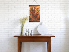 Small Orthodox icon canvas print ready to hang