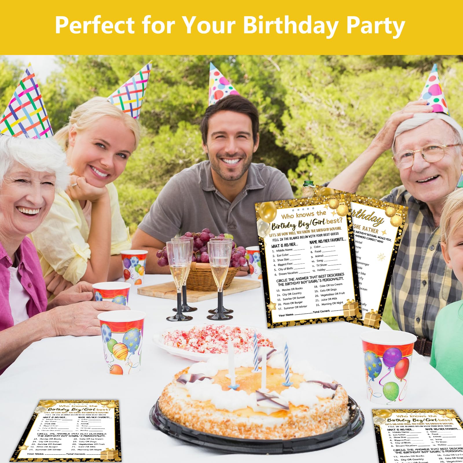 Who Knows the Birthday Boy or Girl Best card design by HOMANGA