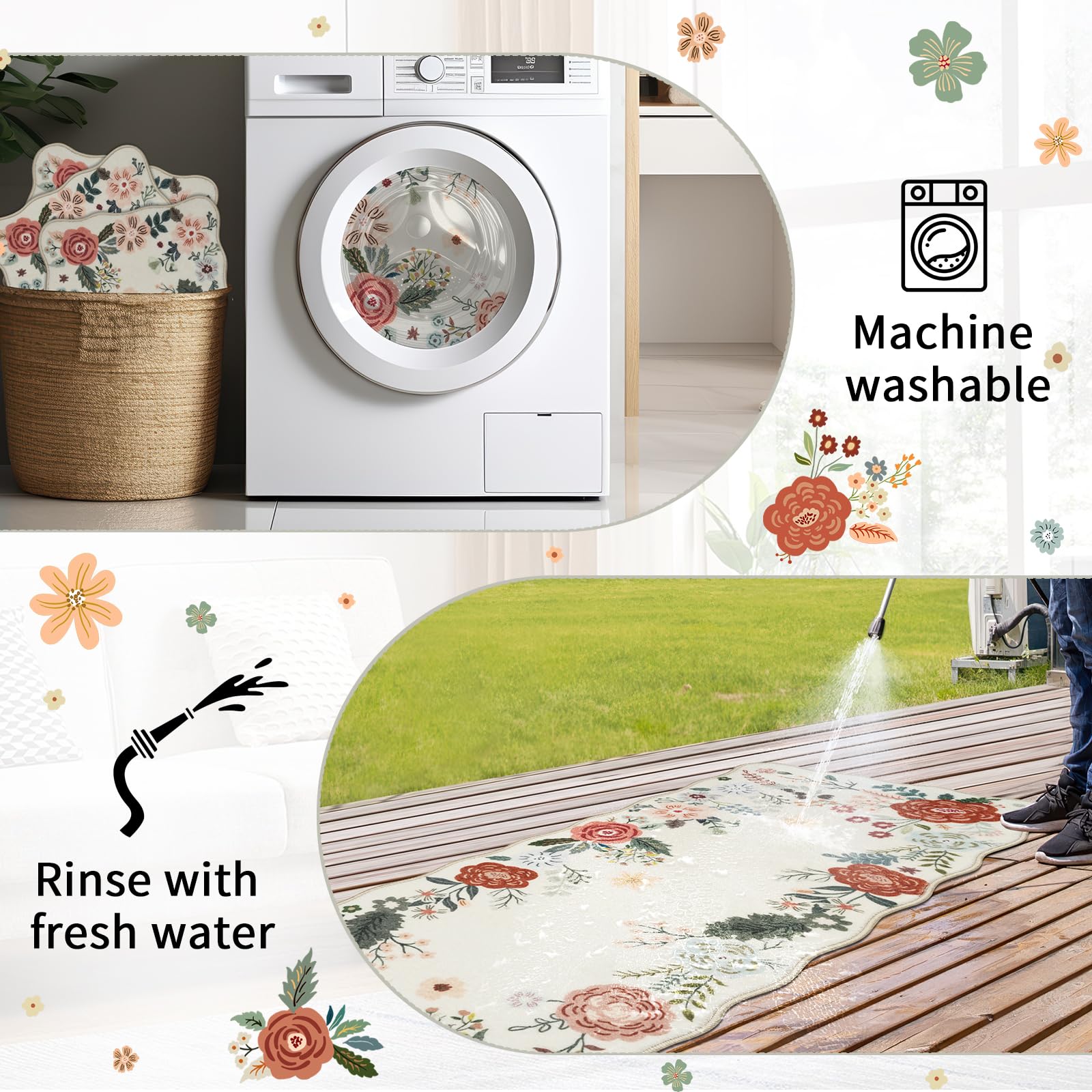Anti fatigue kitchen mats beige image
