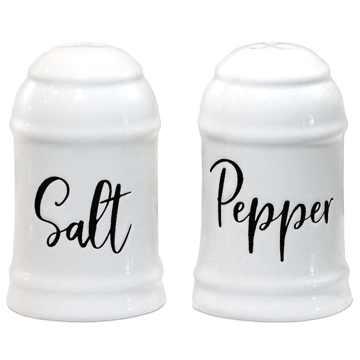 Home Acre Designs salt and pepper shakers white ceramic