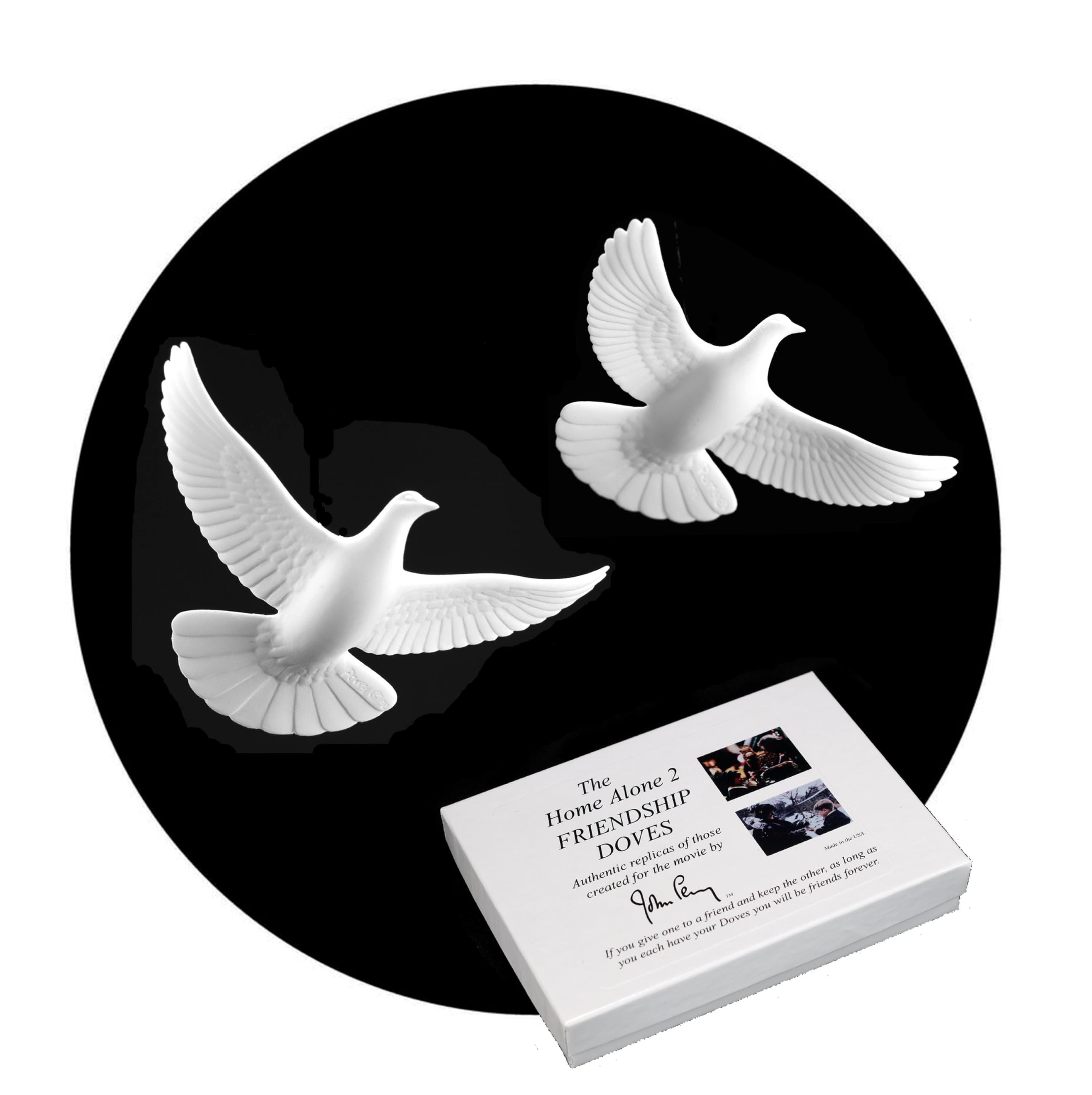 Home Alone 2 doves pair authentic replicas image