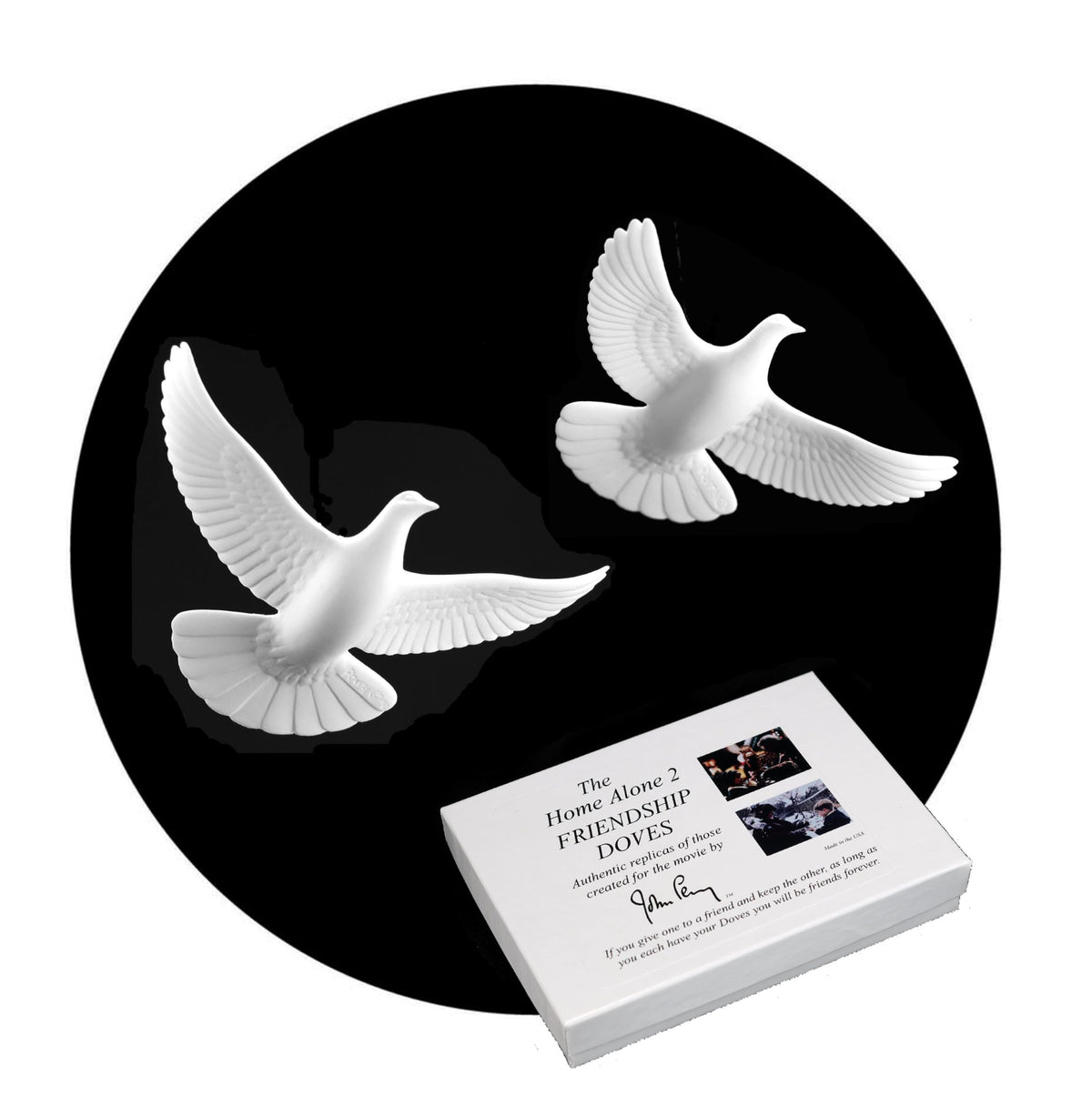 Home Alone 2 doves pair authentic replicas image