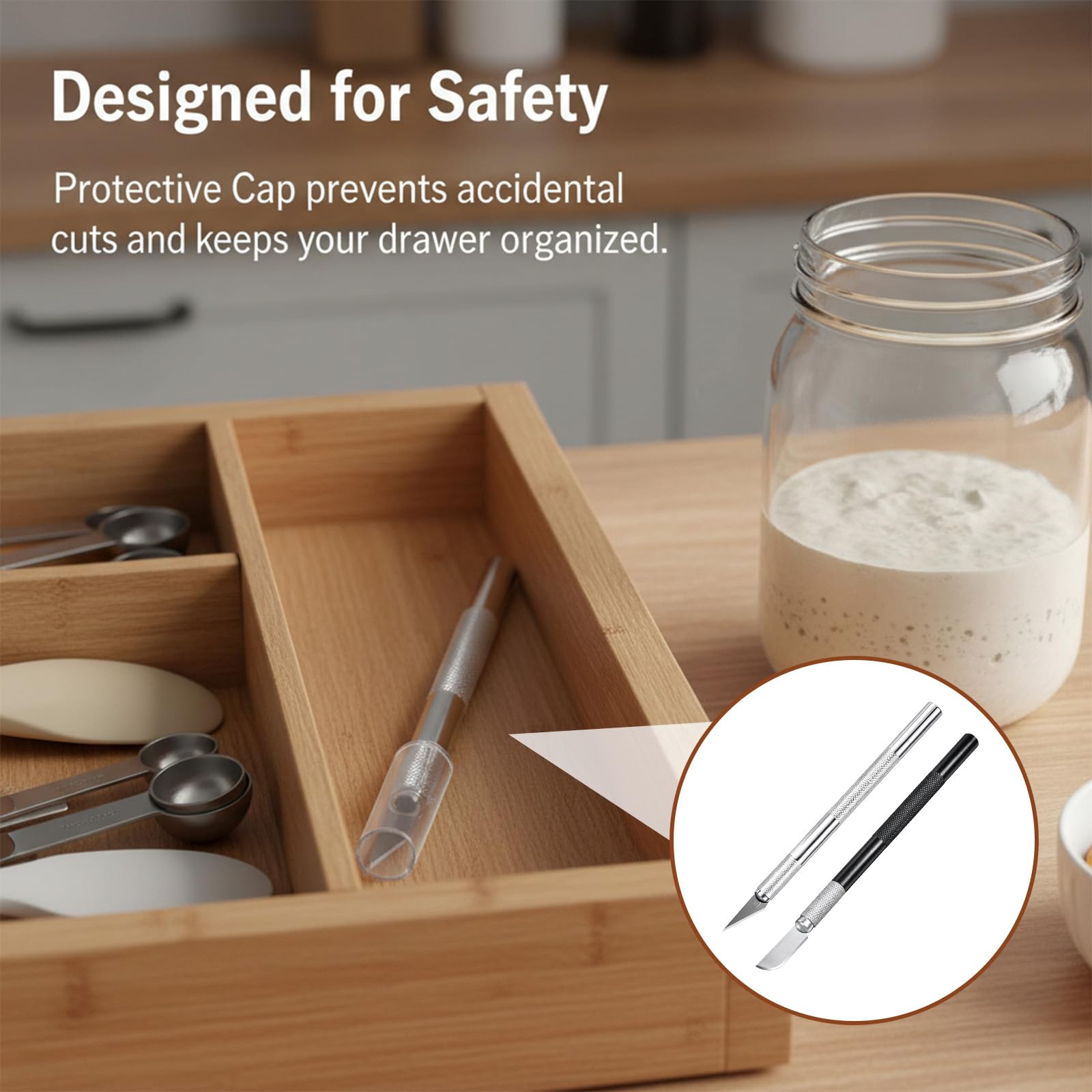 Home baking with Premium Bread Lame Kit for bread art