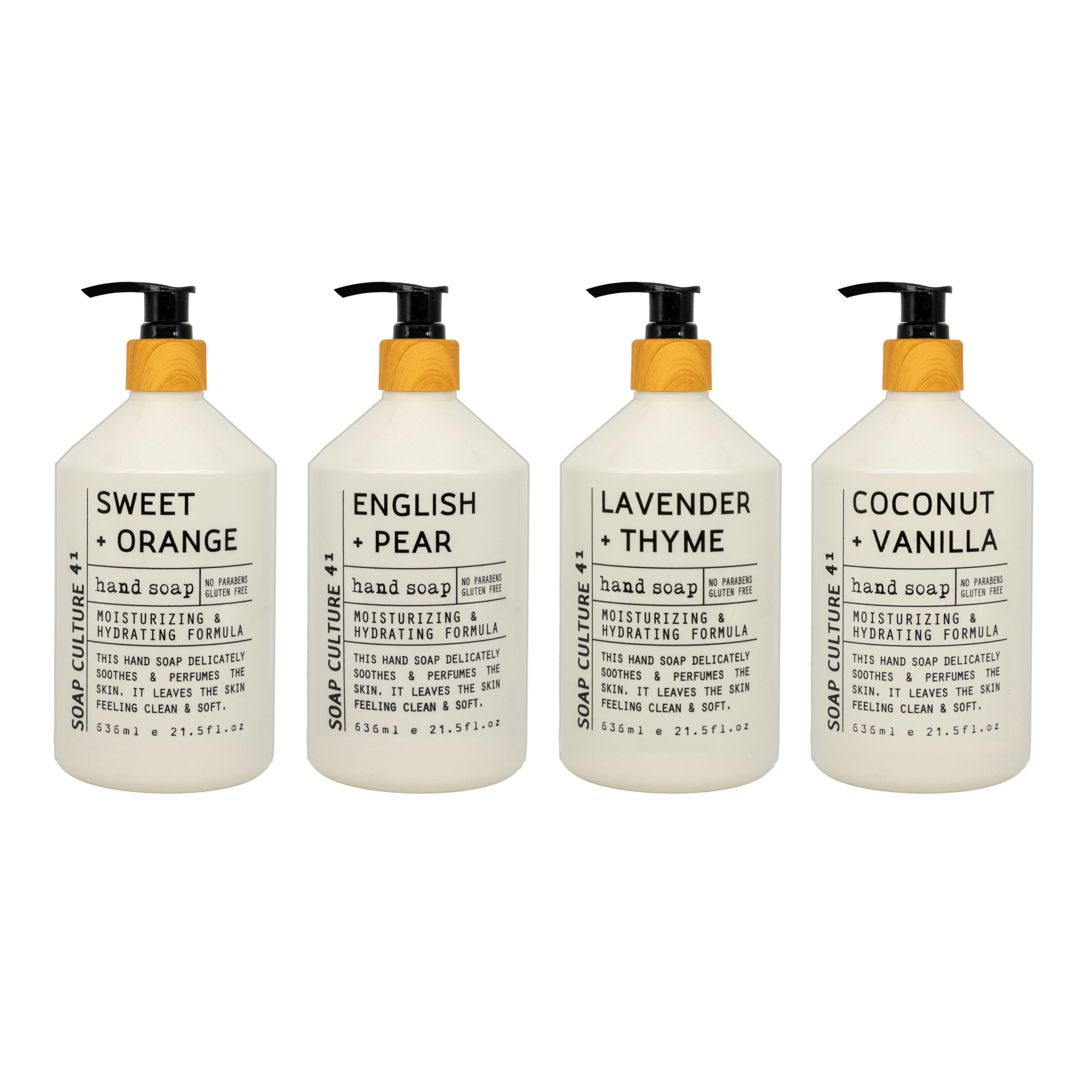 Home & Body Company Soap Culture 41 Hand Soap Collection bottle set
