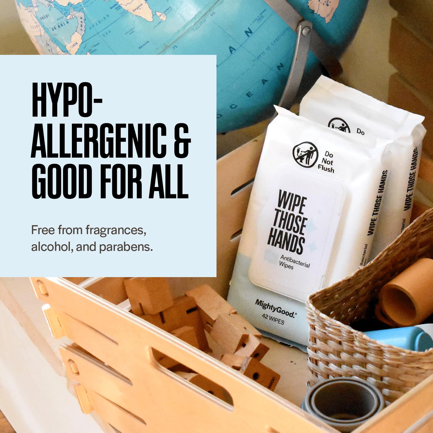 Extra-soft hydrating wipes no sticky residue