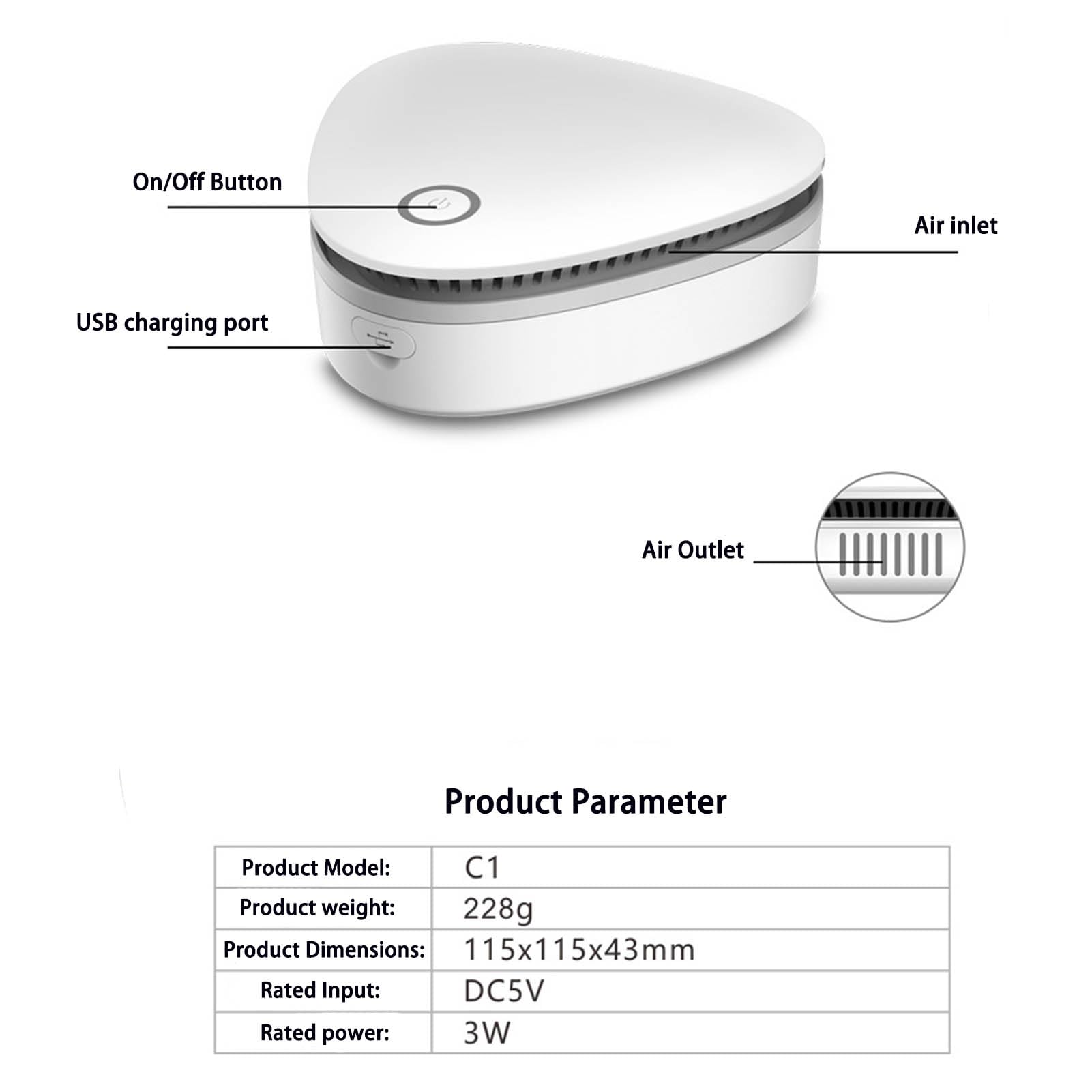 All-purpose odor remover for multiple spaces