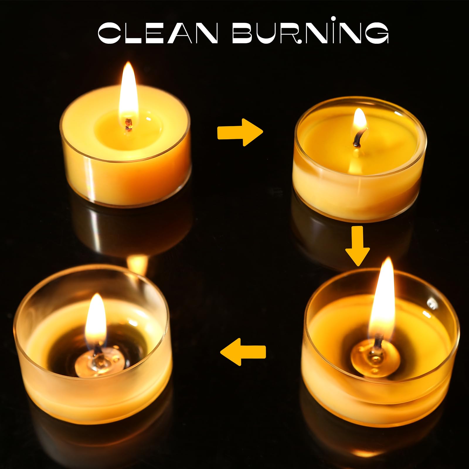 Home decor and ambiance beeswax tealights