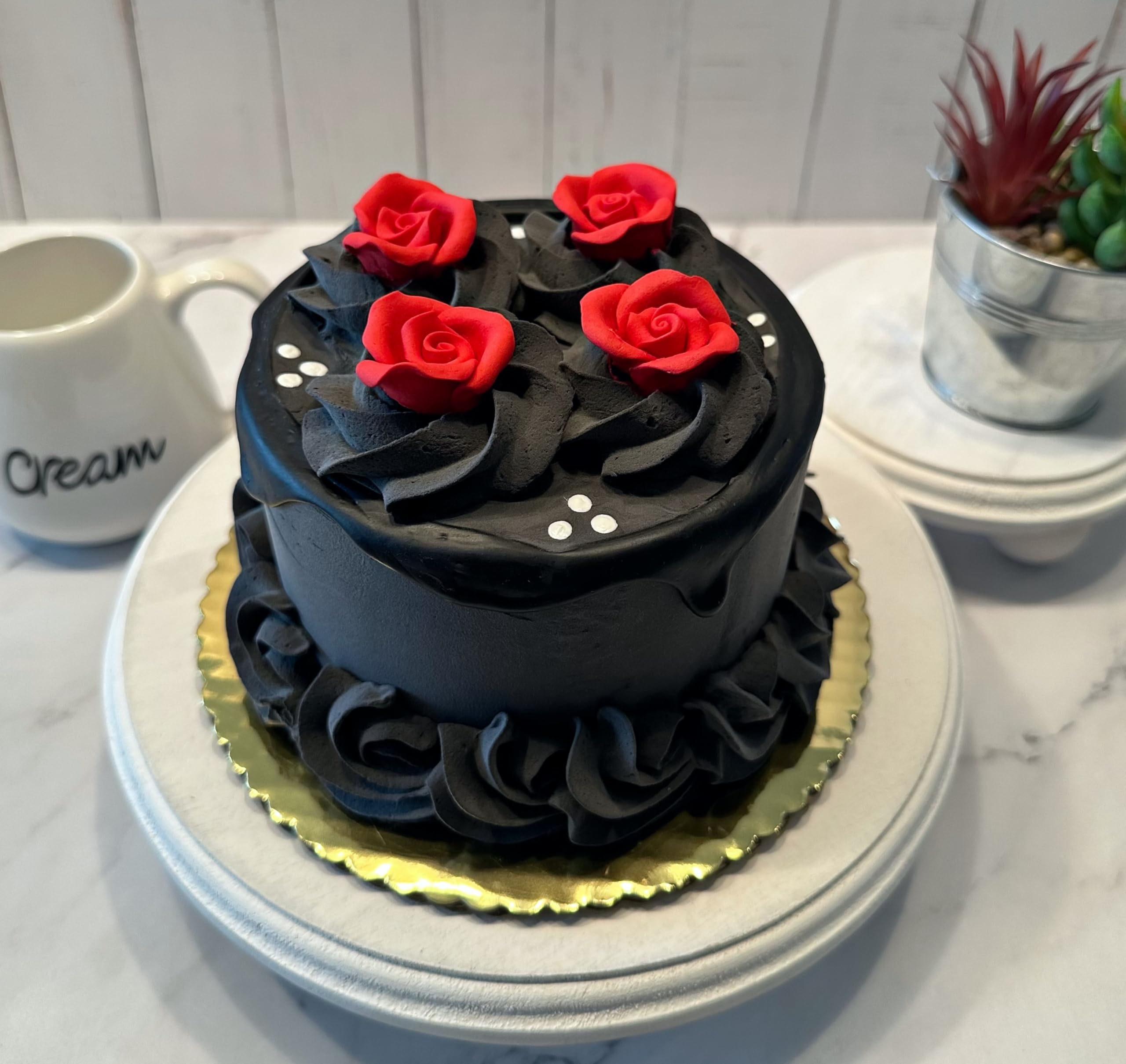 Lightweight foam indoor decor fake cake image