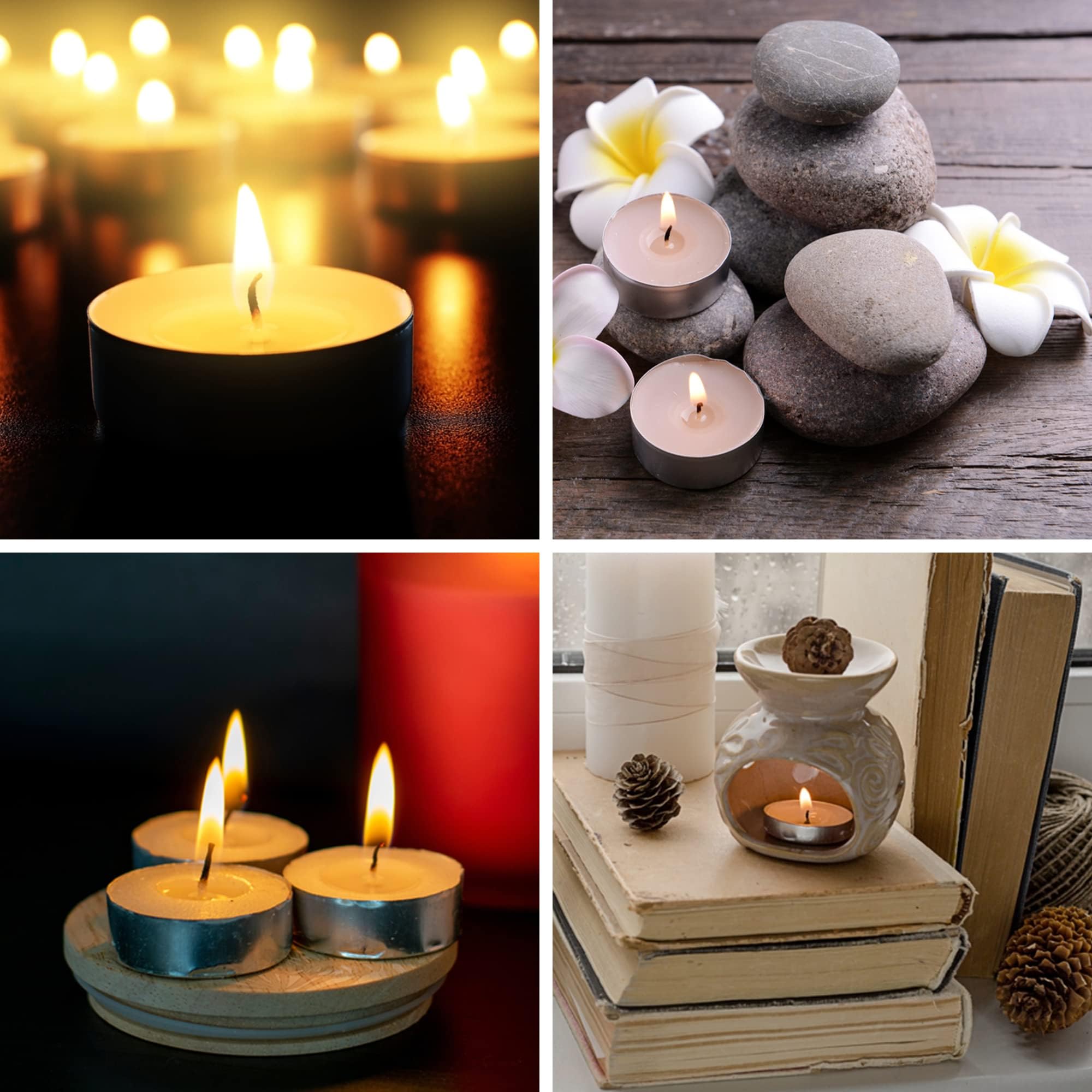 Home decor lighting with Zuvo tea lights candles image