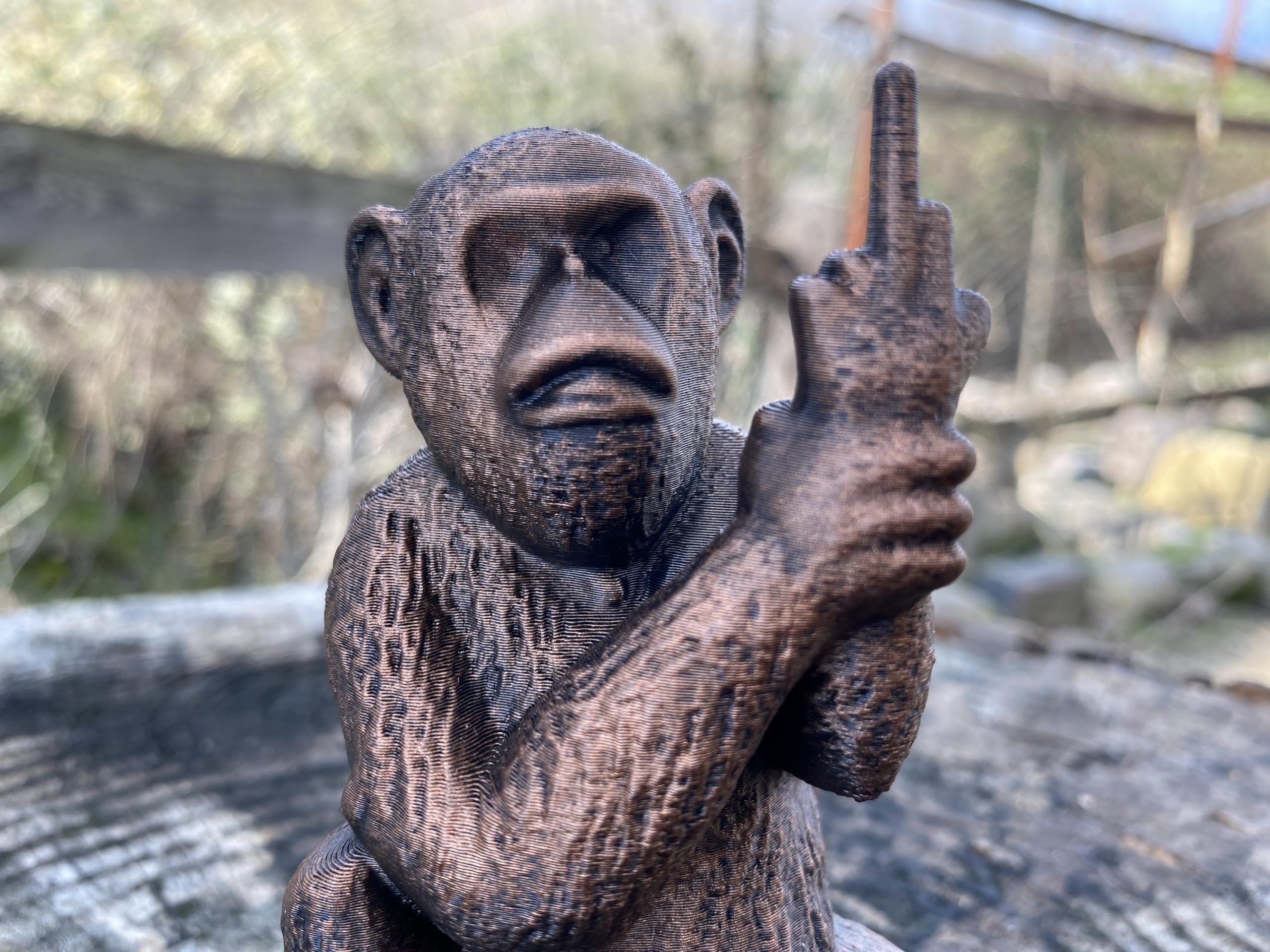 Animal lovers gift monkey figurine