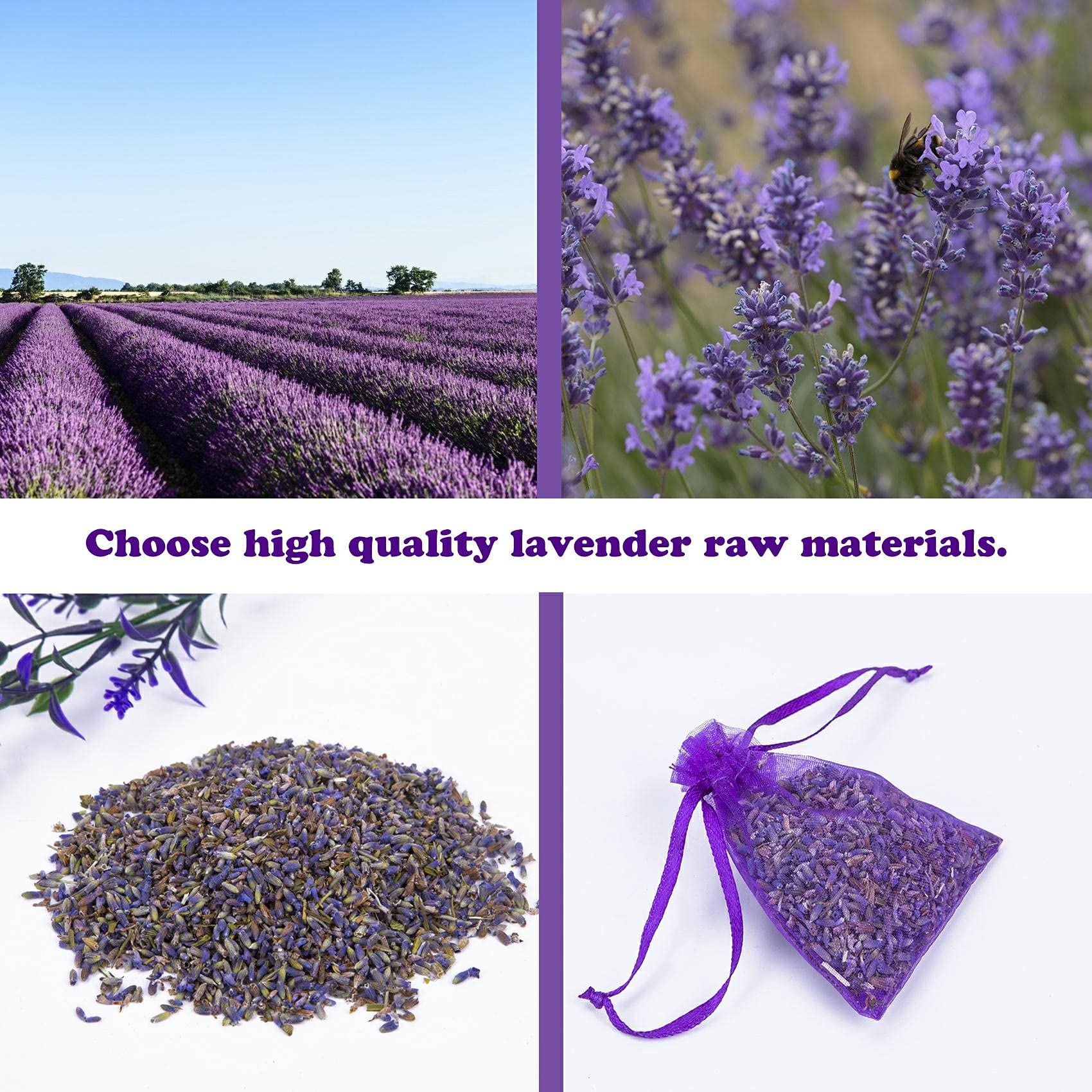 Lavender cedar aroma sachets for wardrobes and drawers