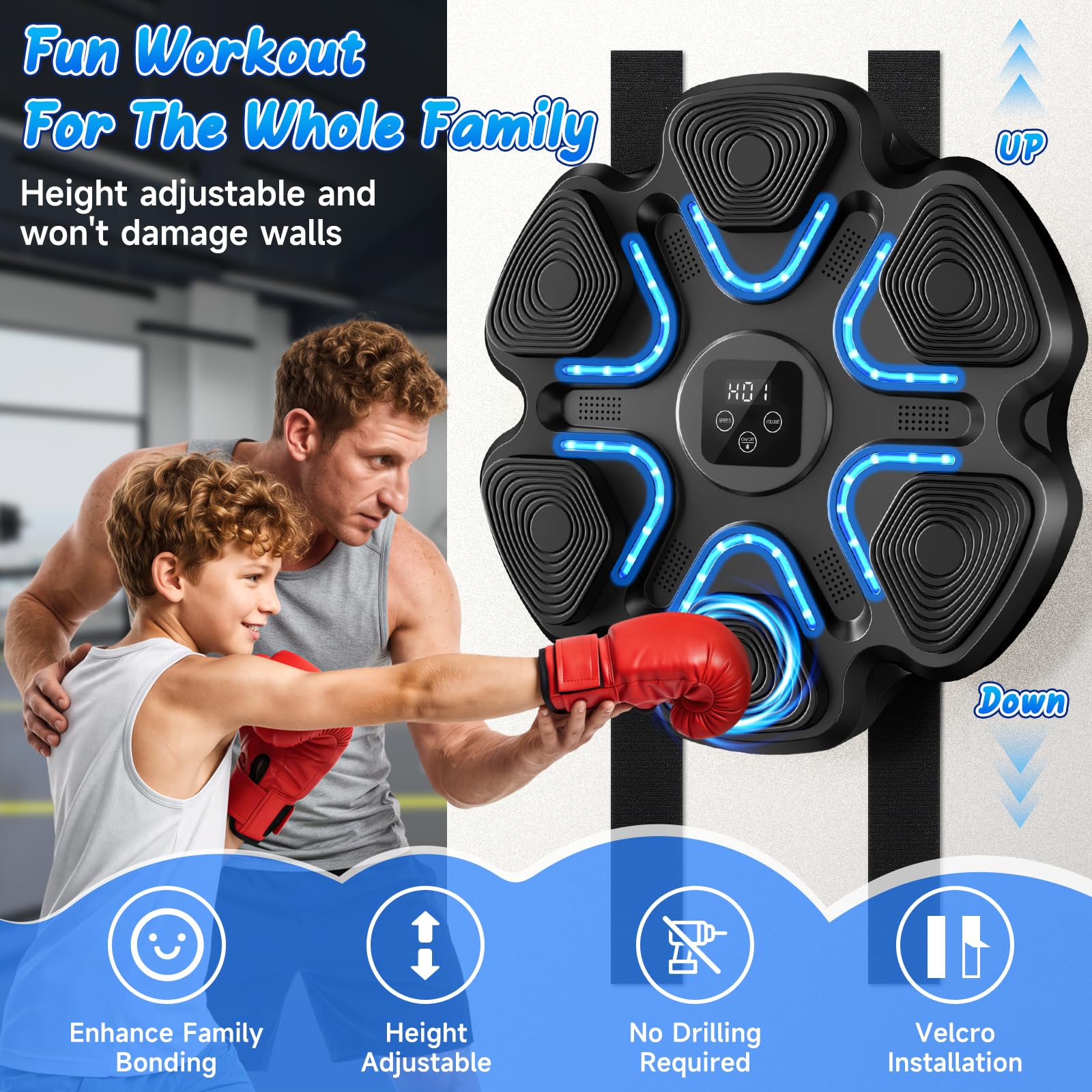 Parent child interaction boxing machine in home use