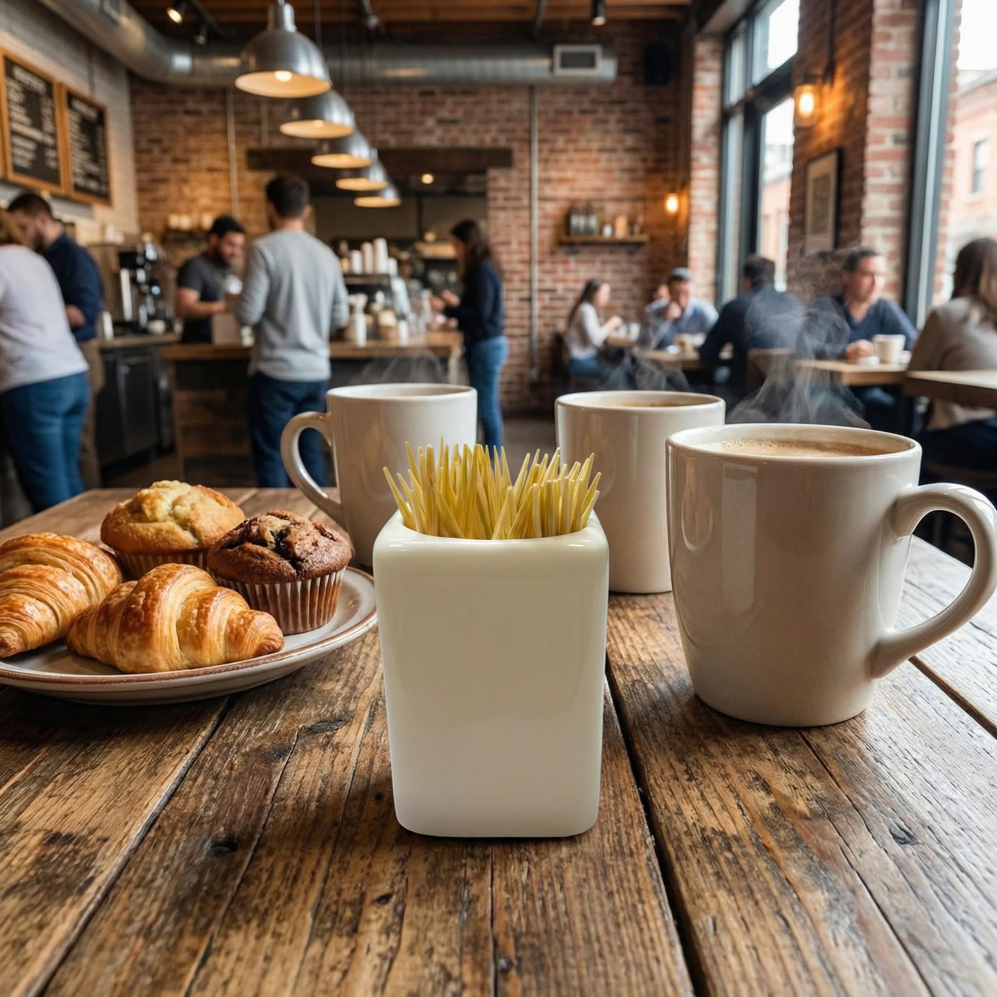 Restaurant cafe compatible toothpick holder