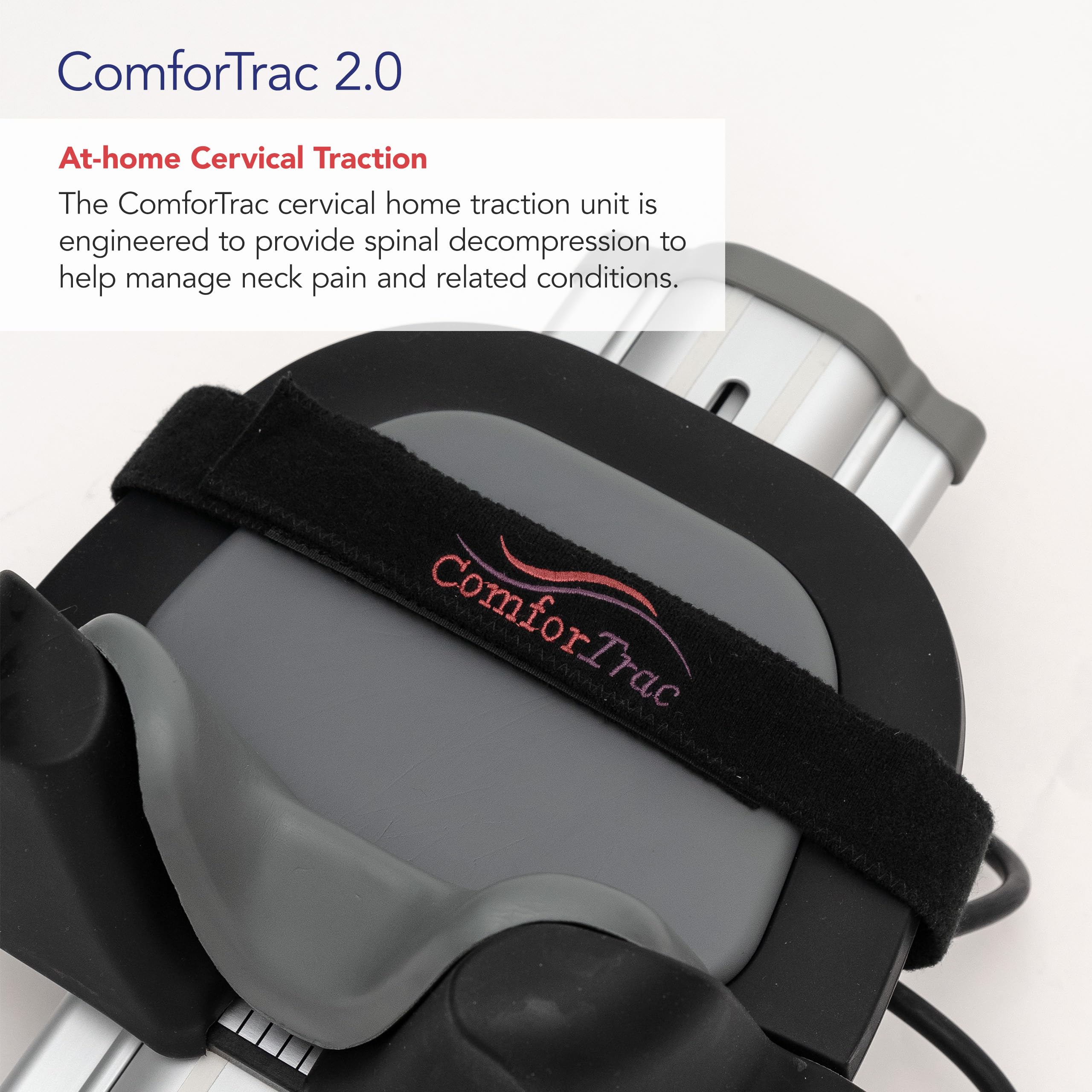 Home neck therapy traction device with adjustable incline