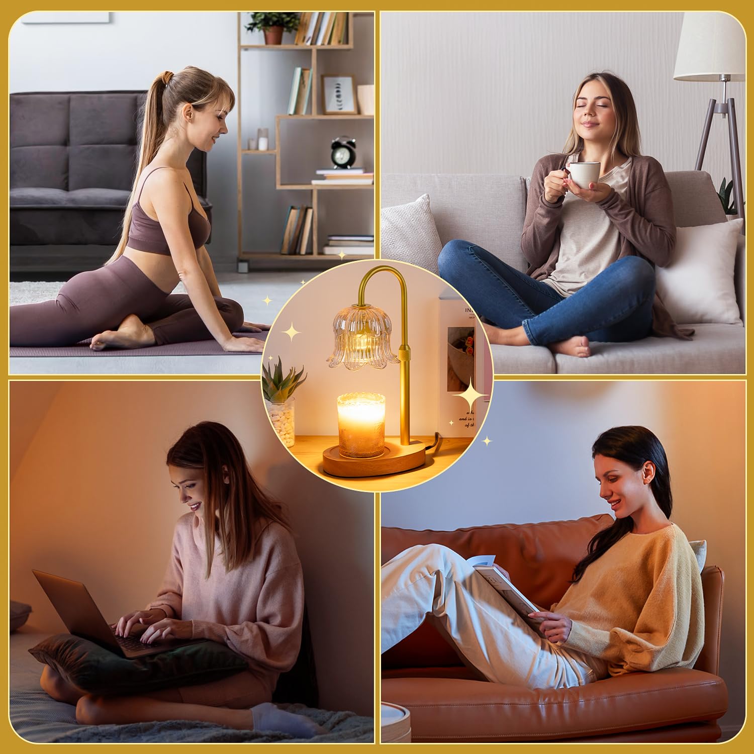 Gift-worthy candle warmer for women on birthdays and occasions