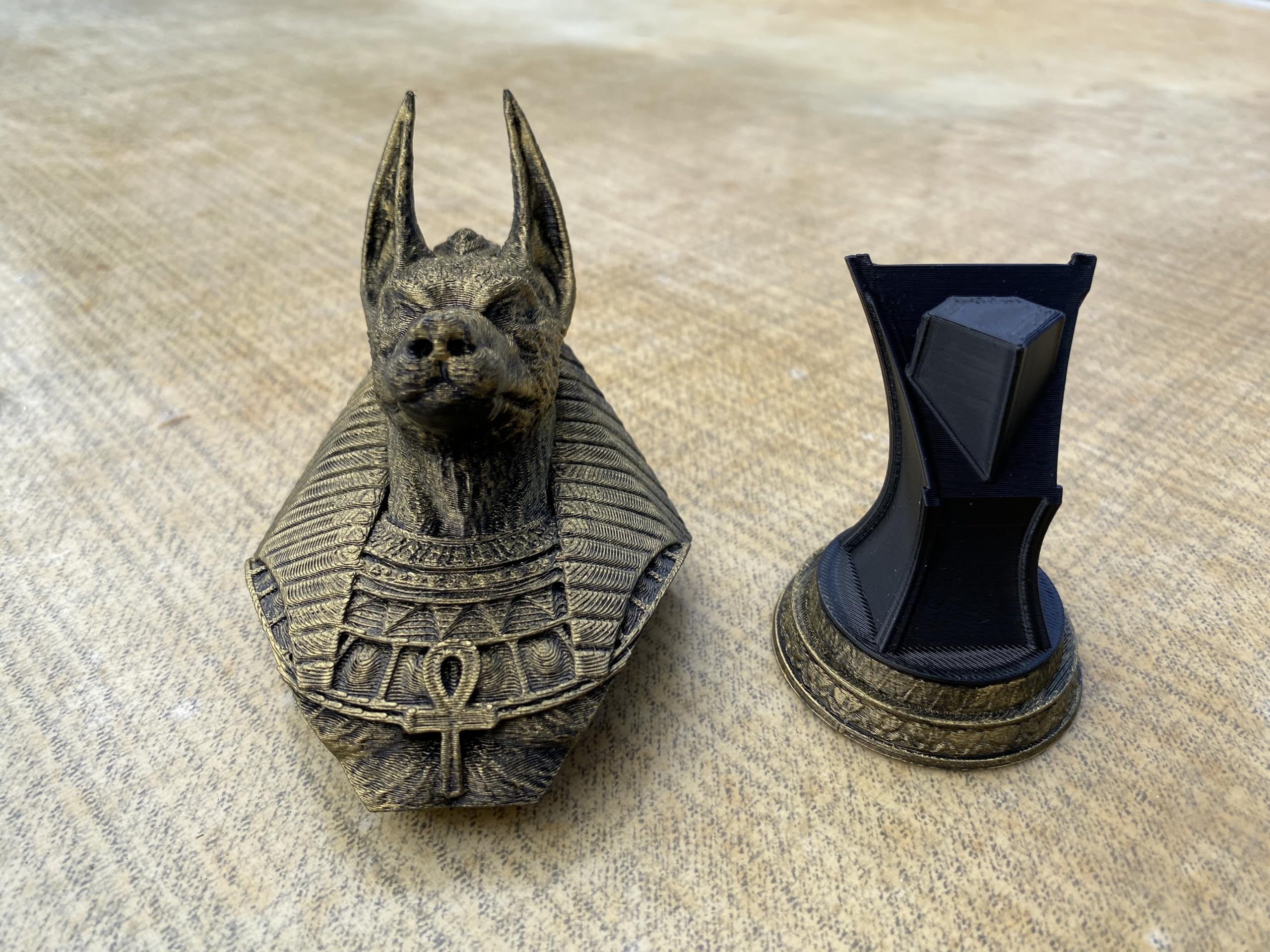Ancient Egyptian icon Anubis figurine