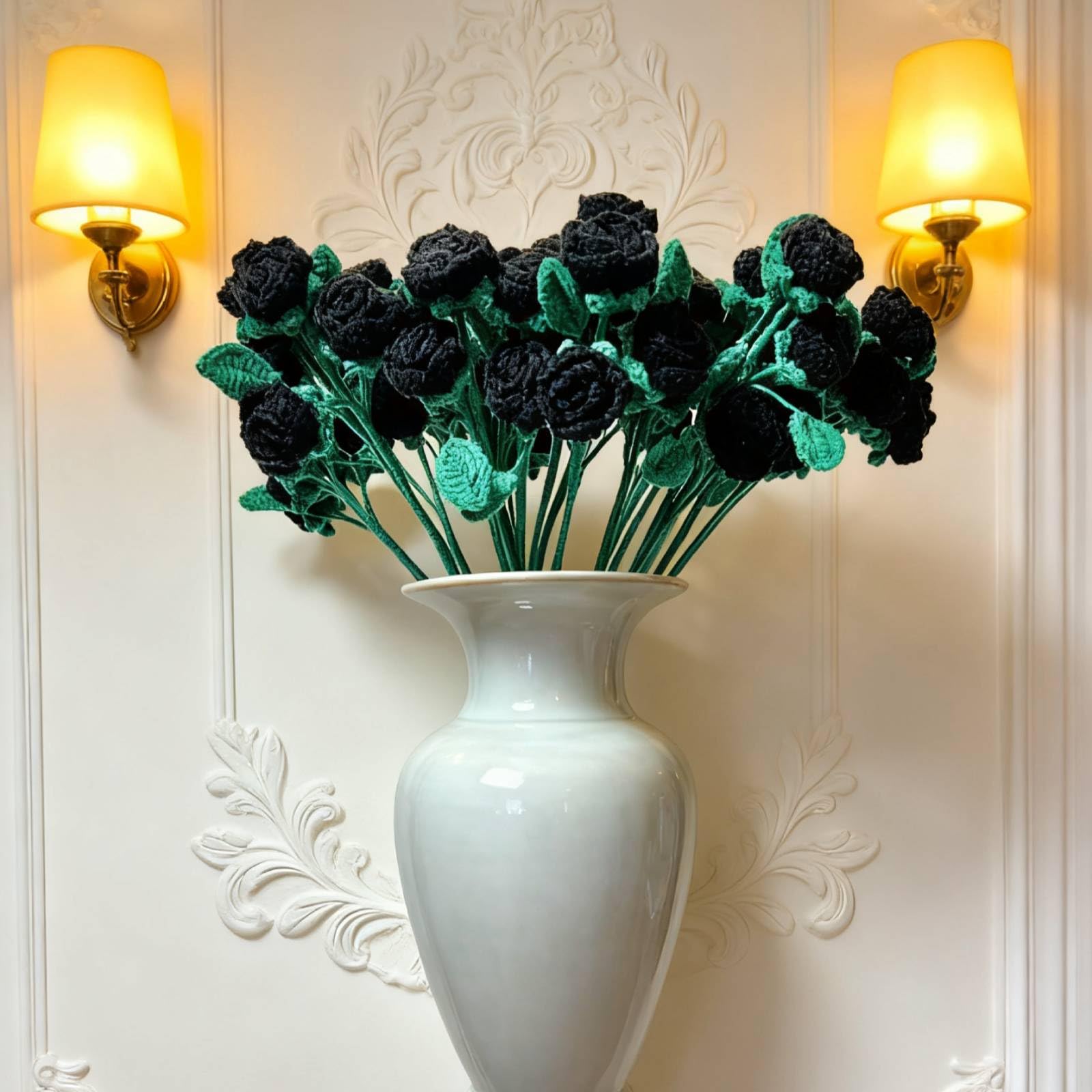 Halloween themed rose decor Lyincc