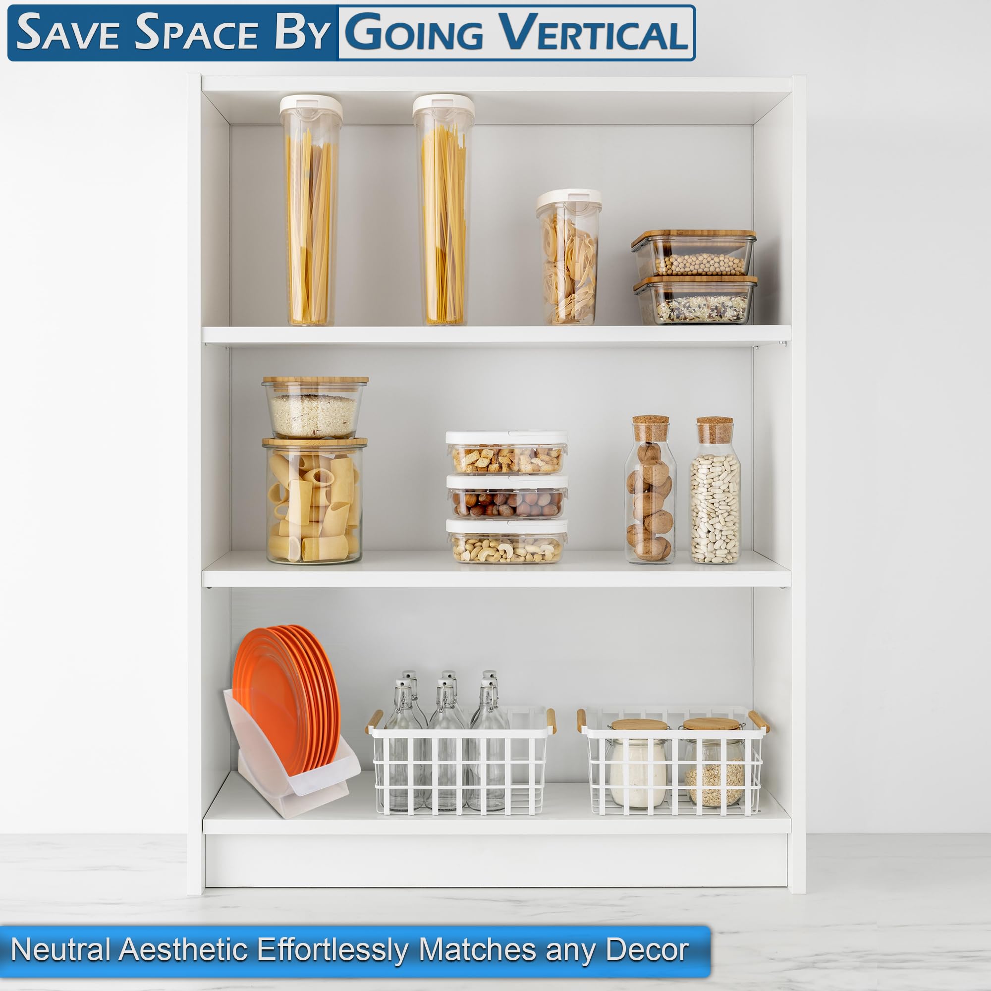 Dishwasher-safe plate organizer made from polypropylene