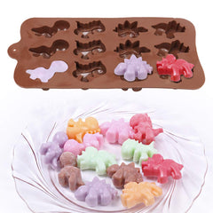 4 pack packaging for dinosaur chocolate mold