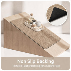 non slip backing on bathroom rug 32x20