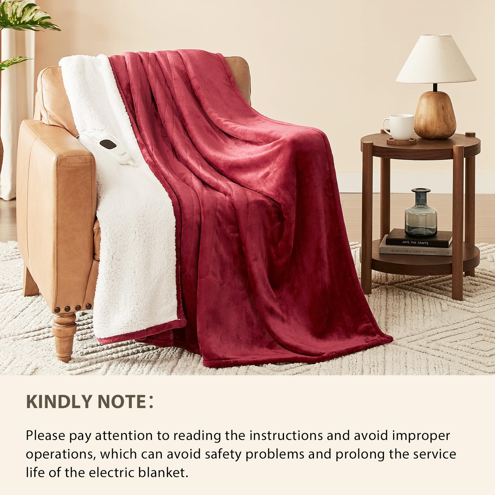 Homemate 10 heat levels blanket feature details
