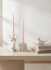 Beeswax soy blend taper candle 7/8 inch base Homeology