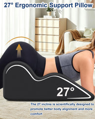 Wedge pillow reading reclining versatility image alt text