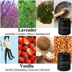 Homsolver scented candles for men with four fragrances