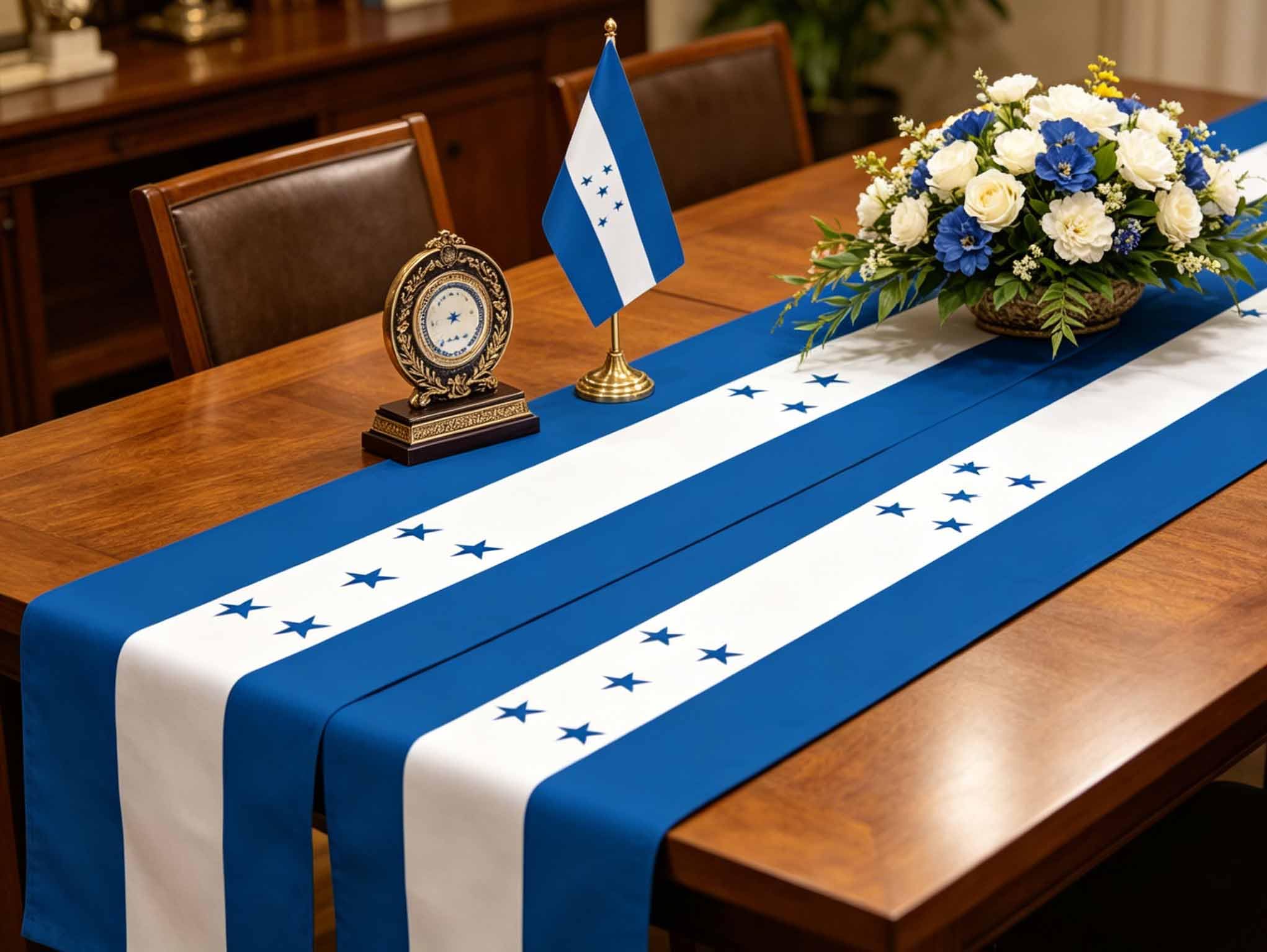 Honduras national festival table decoration