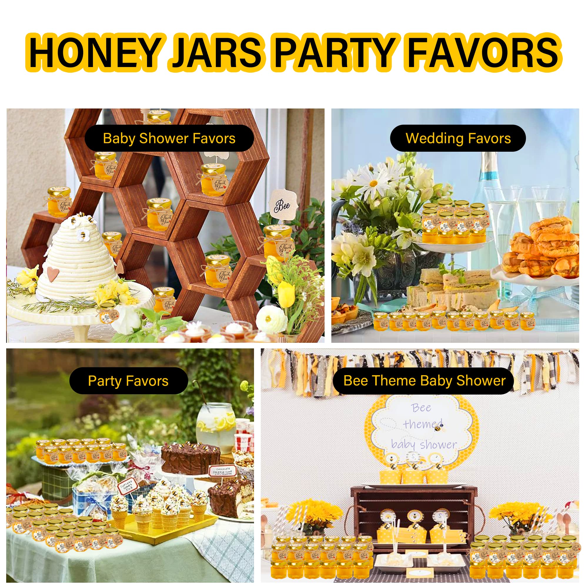 twine 30m for gift packaging with mini honey jars