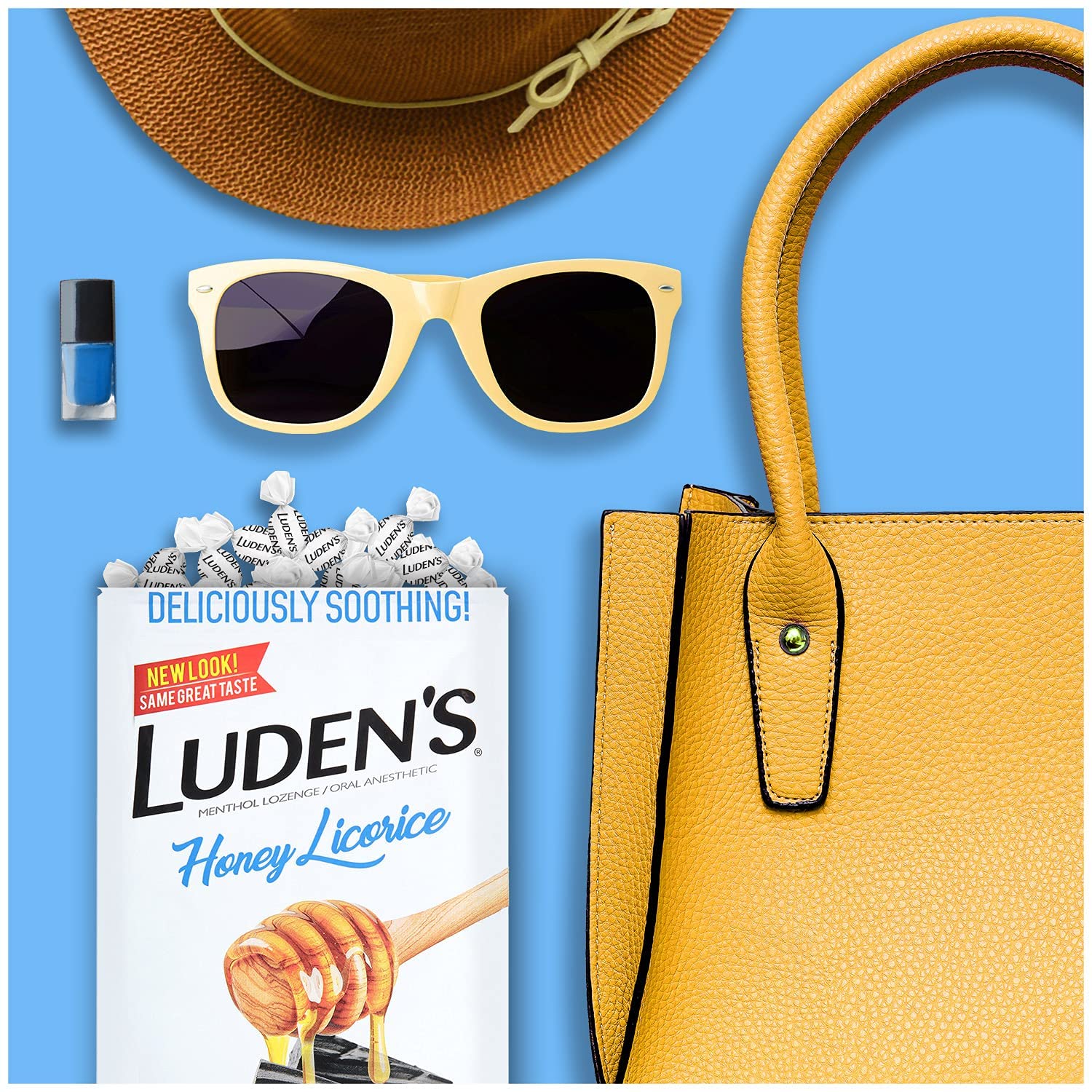 Luden's honey licorice throat drops 3-pack 30 lozenges