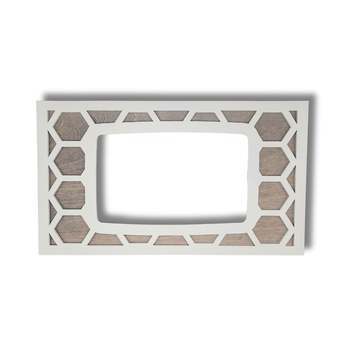 Honeywell Home wall plate with honeycomb pattern for RTH2300b