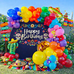 HOOBALON Mexican Fiesta Decorations packaging